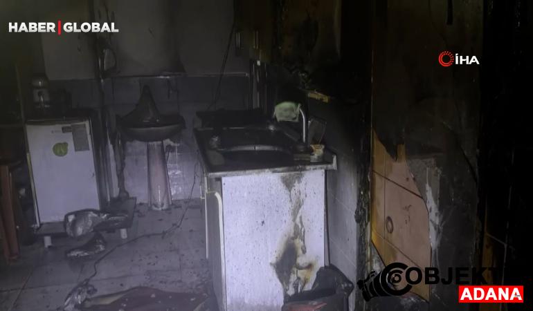 Boşanmak isteyen eşinin gelinlikçi dükkanını benzin dökerek ateşe verdi