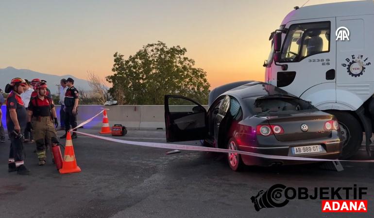 İzmir’de tanker otomobile çarptı: Karı koca öldü